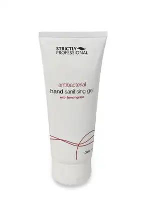 Strictly Professional Sanitising Gel with lemongrass 100ml